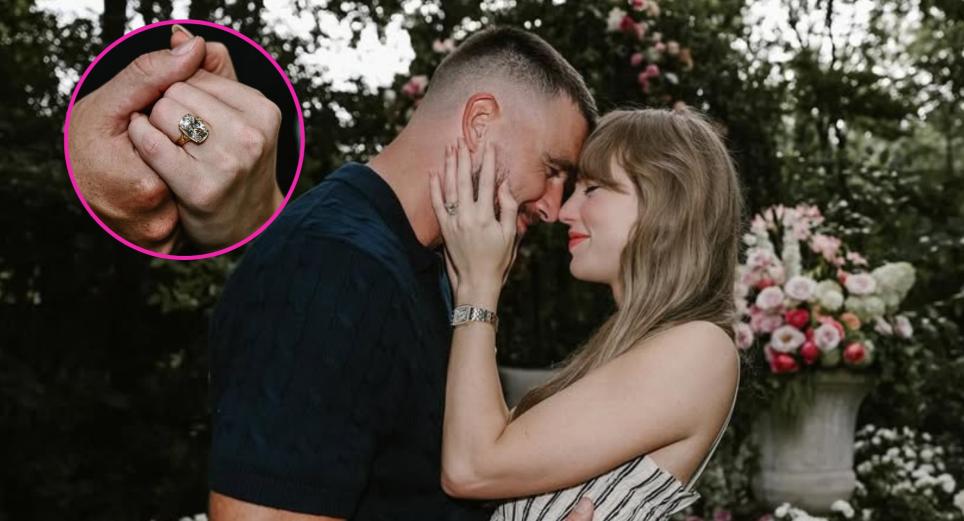Taylor Swift anunció su compromiso con el deportista Travis Kelce