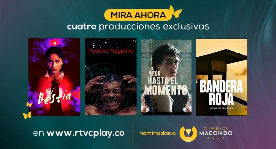 4 películas nominadas a los Premios Macondo para ver gratis