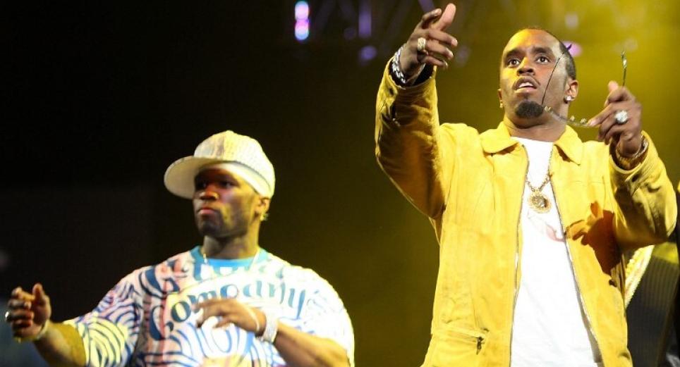 La historia de la pelea entre 50 Cent y Diddy