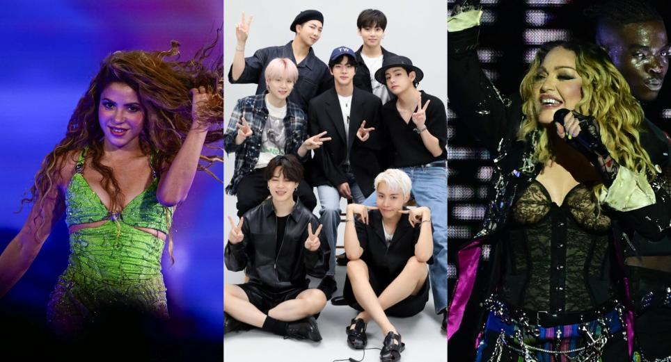Shakira, Madonna y BTS encabezan el show de medio tiempo en la final del Mundial 2026 