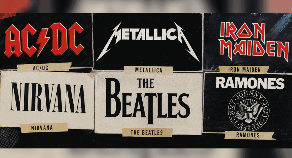 Las tipografías más famosas de la música y su historia