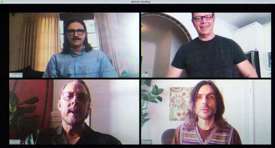 Weezer pide menos videollamadas y más lectura con su nuevo sencillo