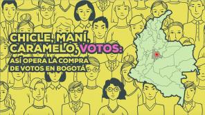 Compra de votos Bogotá // Ilustración: Fabián Parrado