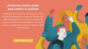 Un informe que revela cómo la pandemia profundizó la desigualdad en Colombia - Imagen de la página web del Informe
