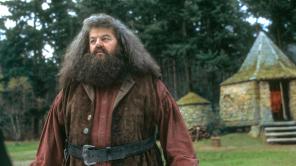 Robbie Coltrane como Hagrid en Harry Potter