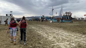 Festival Burning Man 2023: lluvias, atrapados y desafíos en el Desierto de Nevada | Fotos de AFP