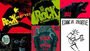 Afiches del Festival Rock al Parque