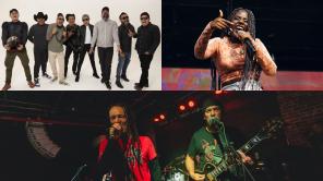 Fotos tomadas de las redes de Panteón Rococó, Verito Asprilla y La Pestilencia.