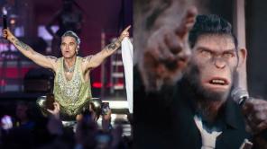 Robbie Williams estrena el tráiler de 'Better Man', su biopic | Foto tomada de AFP y del tráiler