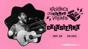 Delasierra en su Concierto Volumen de Radiónica 2024