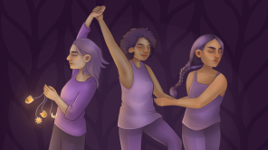 IV Encuentro Más Mujeres, Más Arte, Más Cultura: Voces de Mujeres Dramaturgas de Nariño| Ilustración de Tatiana López