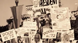 ¡Winnie Pooh para presidente! Así fue su campaña política en 1972 