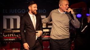 Messi y Residente, amigo personal del futbolista.