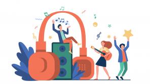 Música nueva para bailar en cuarentena - Ilustración de pch.vector vía Freepick