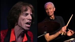 Foto de Mick Jagger: Leo Reynolds // Foto de Charlie Watts: Poiseon Bild & Text