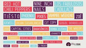 RHCP, NI?, Savages, AFI, Phoenix, Zoé y The Wailers entre las 40 del Estéreo Picnic 2014