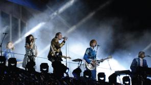 Arcade Fire en vivo. Foto tomada de Loud.cl