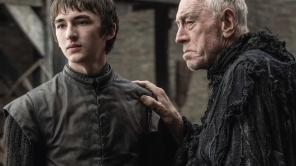 Bran Stark y 'el cuervo de tres ojos'.