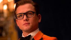Taron Egerton como Gary "Eggsy" Unwin en Kingsman 2. 