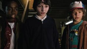 Lucas, Mike y Dustin, personajes de Stranger Things.