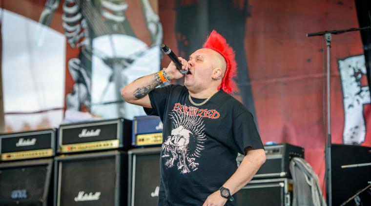  Wattie Buchan de The Exploited.