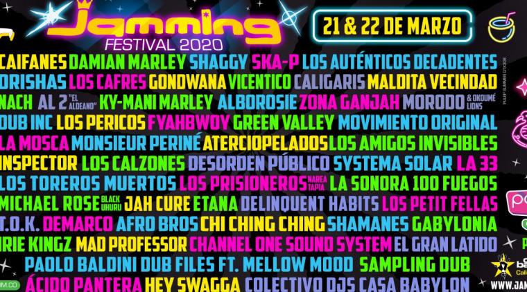 Cartel del Jamming Festival 2022