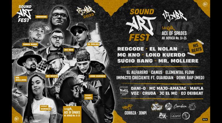 Line Up Sound Art Fest. 