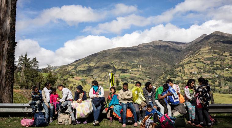 Colombia es el tercer país que más migrantes acoge. Foto de colprensa