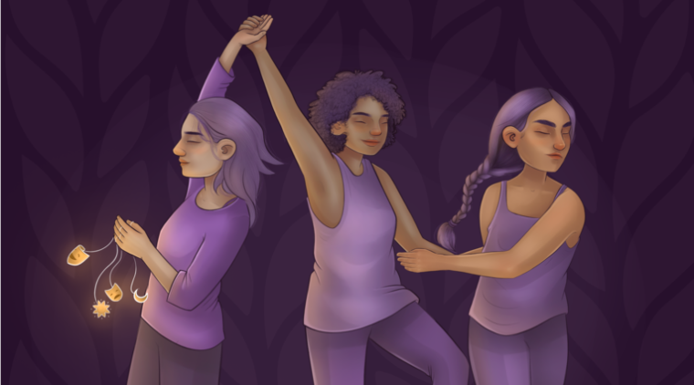 IV Encuentro Más Mujeres, Más Arte, Más Cultura: Voces de Mujeres Dramaturgas de Nariño| Ilustración de Tatiana López