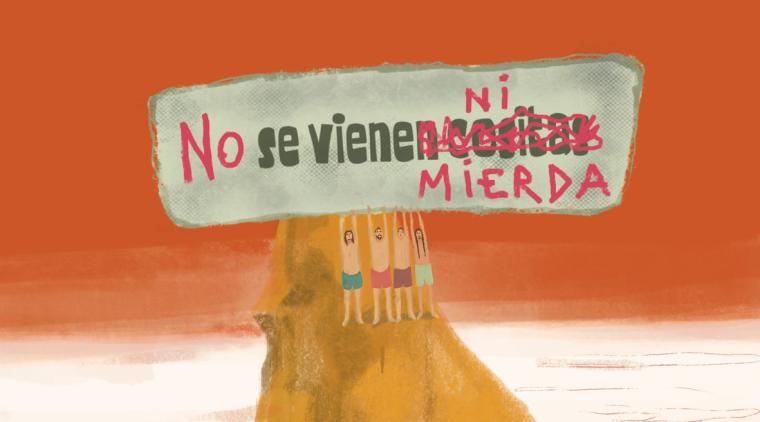 AcidYesit sacude la escena de la música alternativa con ‘No Se Viene Ni Mierda’ | Ilustración de José Miranda