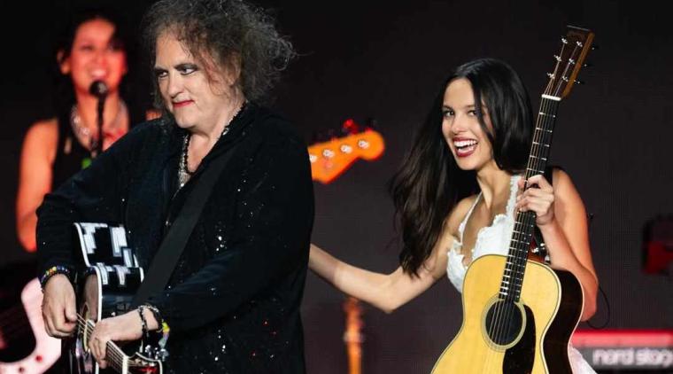 Olivia Rodrigo y Robert Smith cantaron juntos en Glastonbury | Foto: redes sociales artista