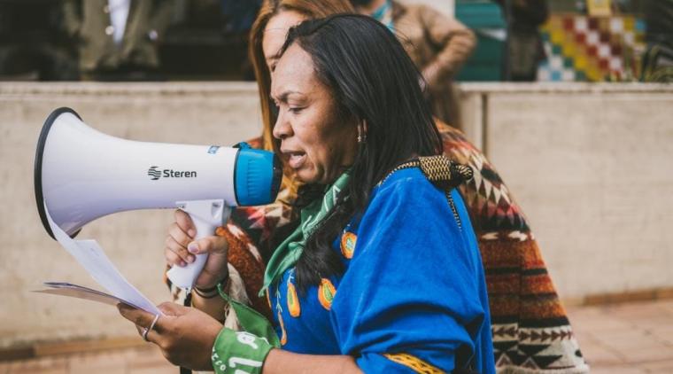 Corte Constitucional ratifica el derecho al aborto a mujeres indígenas | Foto cortesía Causa Justa