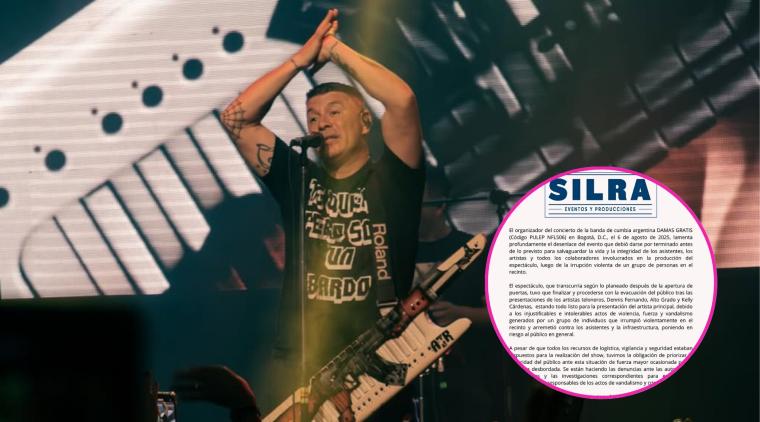 Concierto de Damas Gratis en Bogotá: reprogramación y devoluciones | Fotos de redes sociales