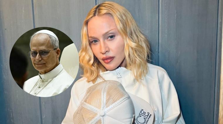 Madonna urge al papa León XIV viajar a Gaza y detener genocidio | Fotos de AFP y Facebook