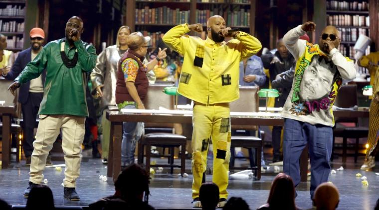 La legendaria agrupación de hop hop De La Soul. Foto: AFP