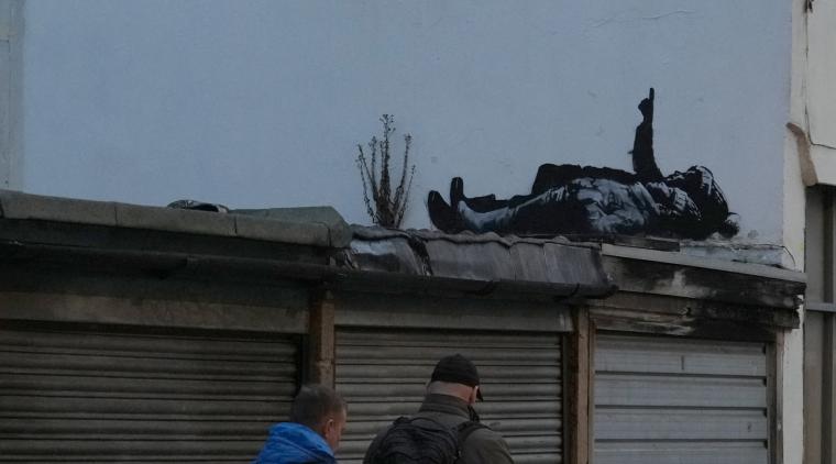 Nueva obra de Banksy en Londres: diciembre 2025 | Foto AFP