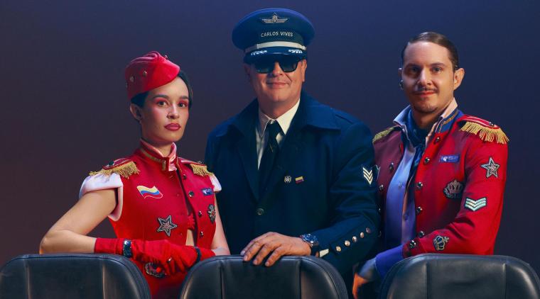 ‘El Avión’, lo nuevo de Monsieur Periné y Carlos Vives | Foto cortesía