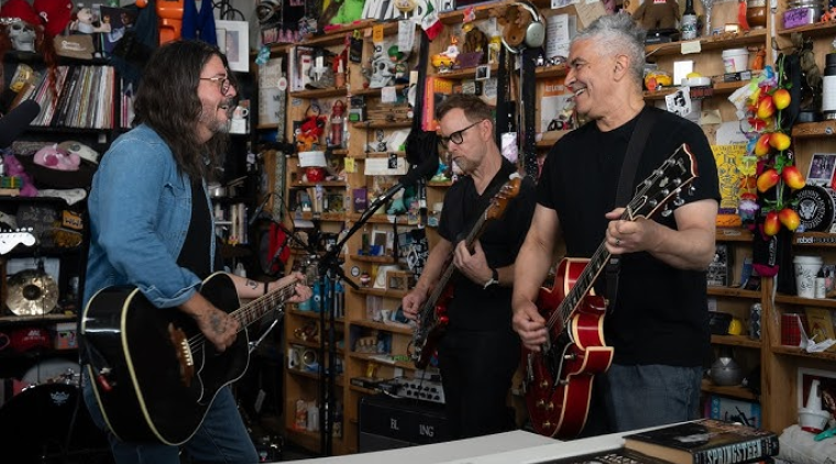 Estas fueron las canciones del Tiny Desk de Foo Fighters | Foto NPR
