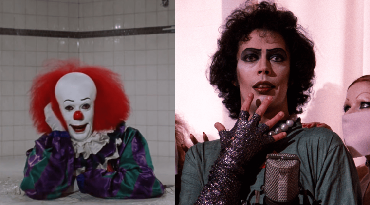 Tim Curry en It y The Rocky Horror Picture Show