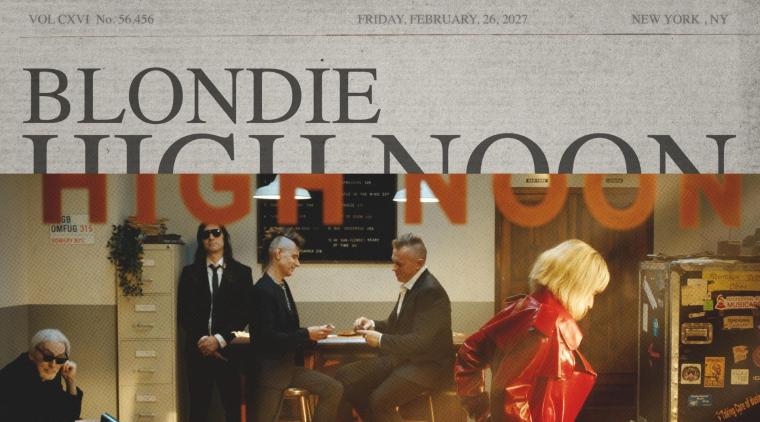 Portada de High Noon, el próximo álbum de Blondie, anunciado para febrero de 2027.