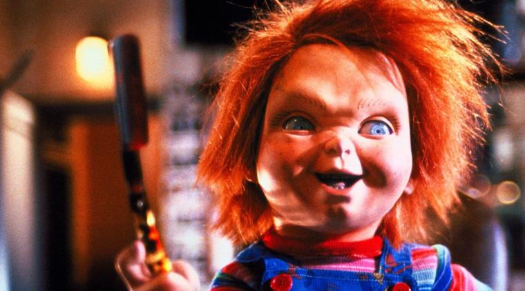 Chucky, el muñeco diabólico de la saga de películas de terror Child's Play.
