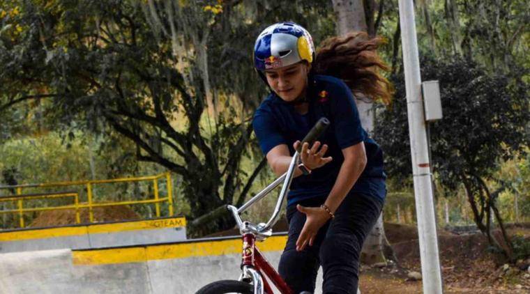 Liz Villegas, campeona mundial de BMX Freestyle