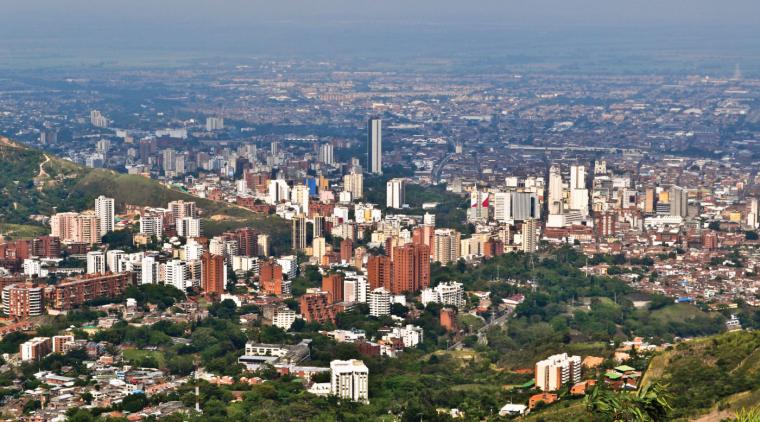 Vista panorámica de Santiago de Cali.