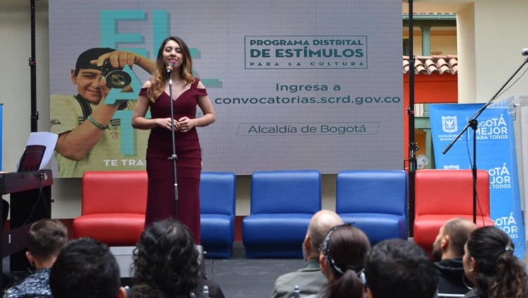 Lanzamiento programa de estímulos IDARTES 2019. Foto tomada de Facebook.