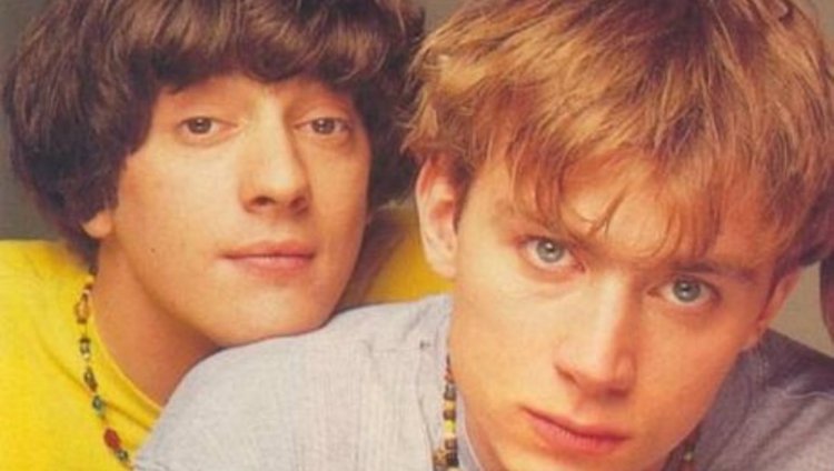 Graham Coxon y Damon Albarn en Blur