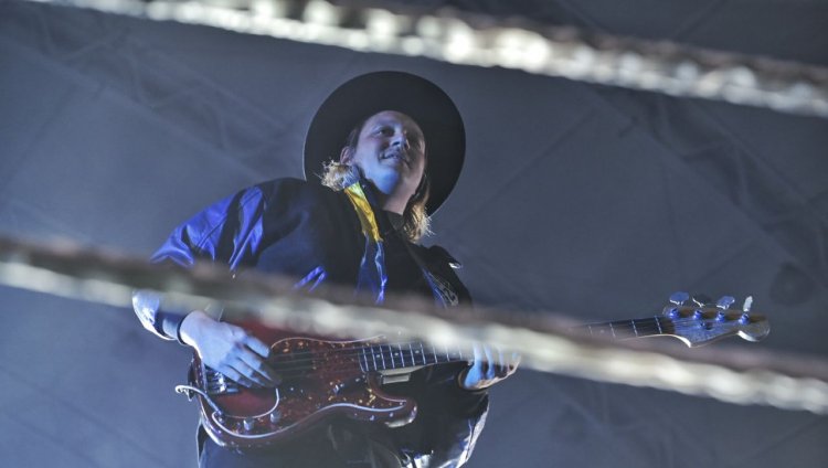 Win Butler - Arcade Fire. Todas las fotos de Andrés Alvarado (cortesía de Páramo Presenta).