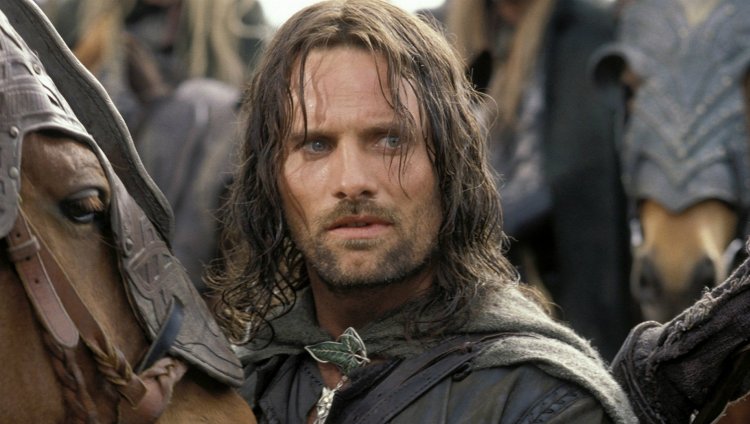 Viggo Mortensen como Aragorn en la trilogía El Señor de los Anillos.