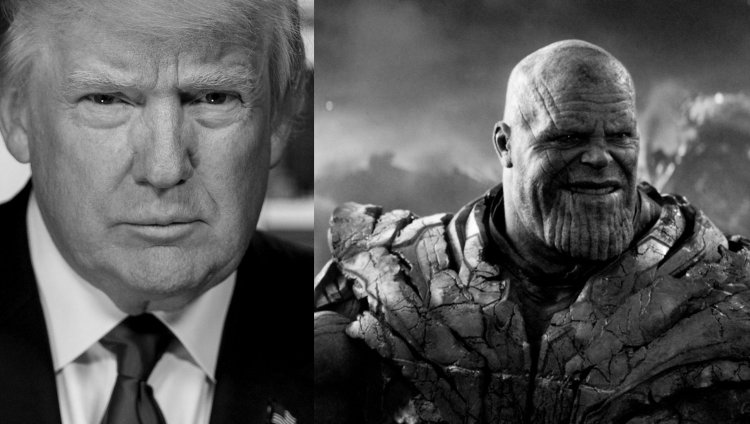 Donald Trupm y Thanos.