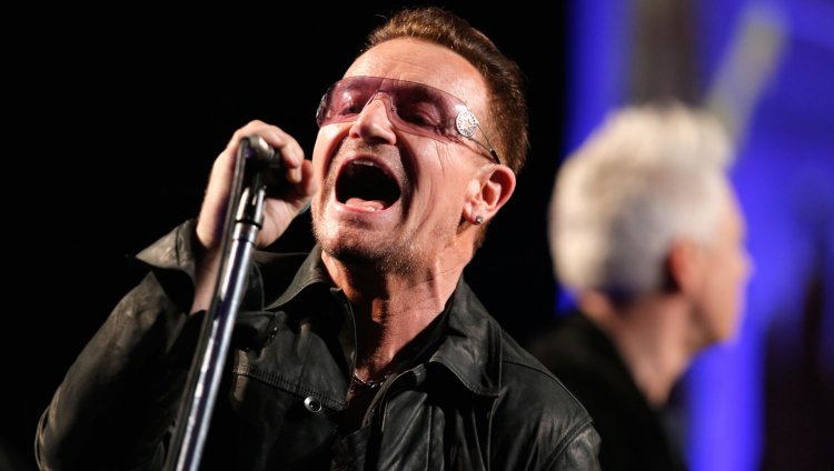 Bono. Foto de Joe Scarnici Getty Images para J/P Haitian Relief Organization