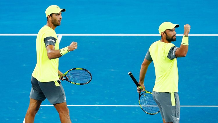 Robert Farah y Juan Sebastián Cabal, finalistas del AUS Open 2018. Foto de ATP.